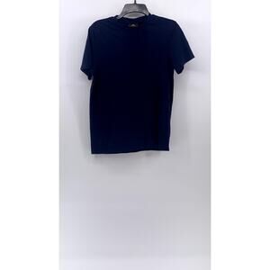 H&M Men's Navy Blue Crewneck Regular-Fit Short Sleeve T-Shirt SZ XS
